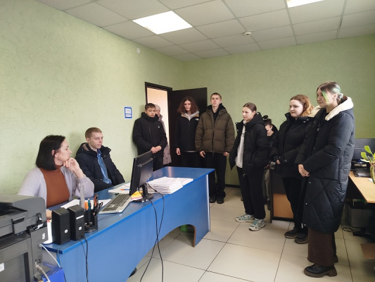 Студенты землеустроительного отделения Брасовского промышленно- экономического техникума посетили ИП Плаховой Г.Н.