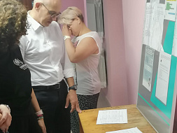 Рабочий визит в пункт временного размещения представителей управления верховного комиссара ООН по делам беженцев.